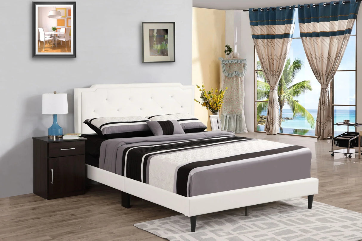 Button Tufted Bed Charming For Cozy Spaces - Furniture Home Direct