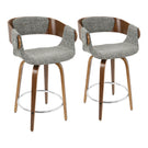 Elisa - Mid Century Modern Counter Stool (Set of 2) - Furniture Home Direct