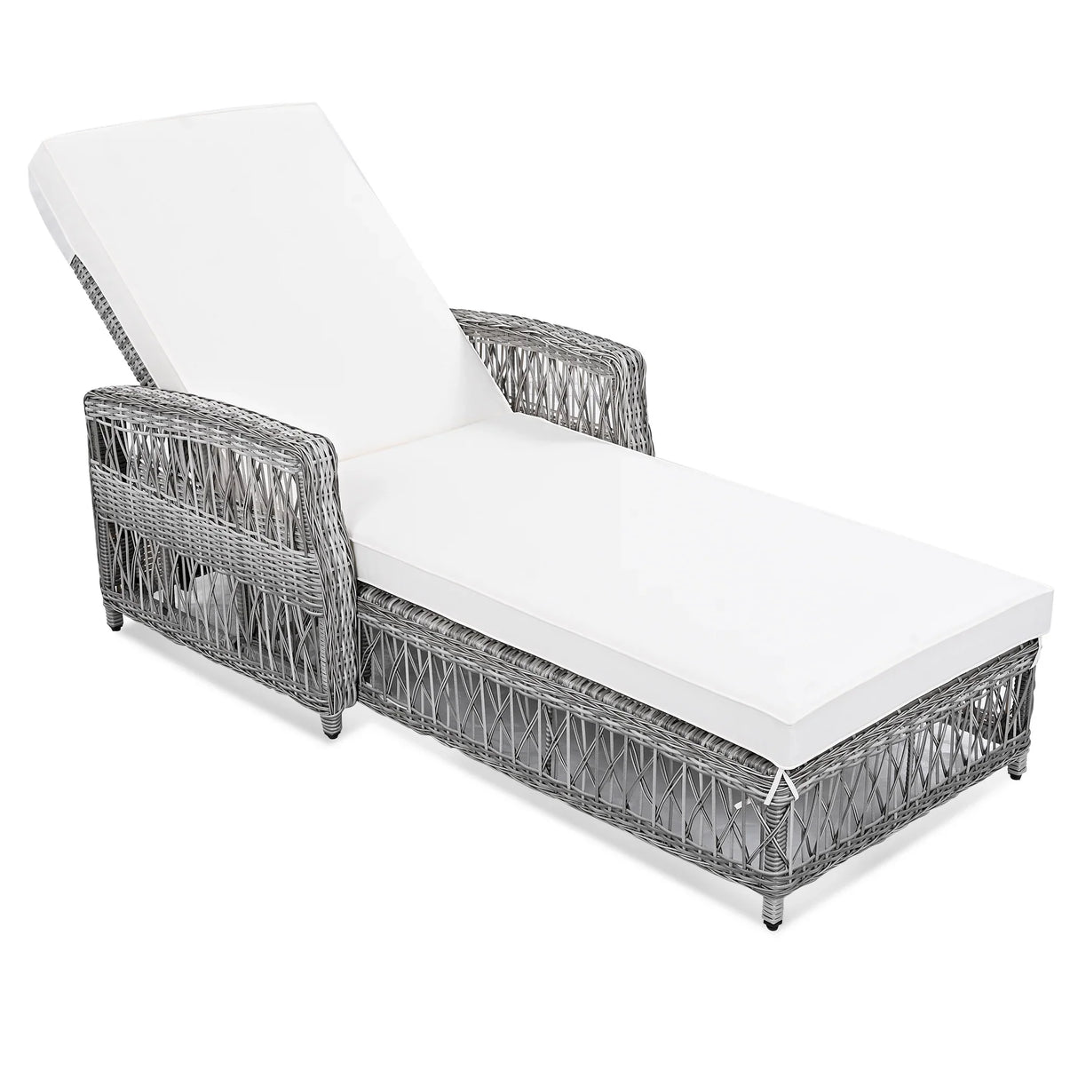 2 Piece Reclining Chaise Set - Beige - Furniture Home Direct
