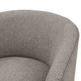 Miramar - Swivel Barrel Chair With Wooden Base - Furniture Home Direct