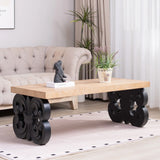 Ornate Scroll Base Coffee Table - Furniture Home Direct