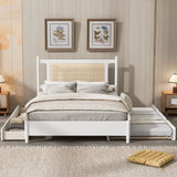Platform Bed With 2 Big Drawers & Trundle - Furniture Home Direct