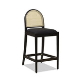 Panama - Curved Back Cane Counter Stool (Set of 2) - Furniture Home Direct