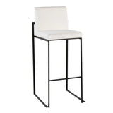 Fuji - Contemporary High Back Barstool Elegant Design - Furniture Home Direct