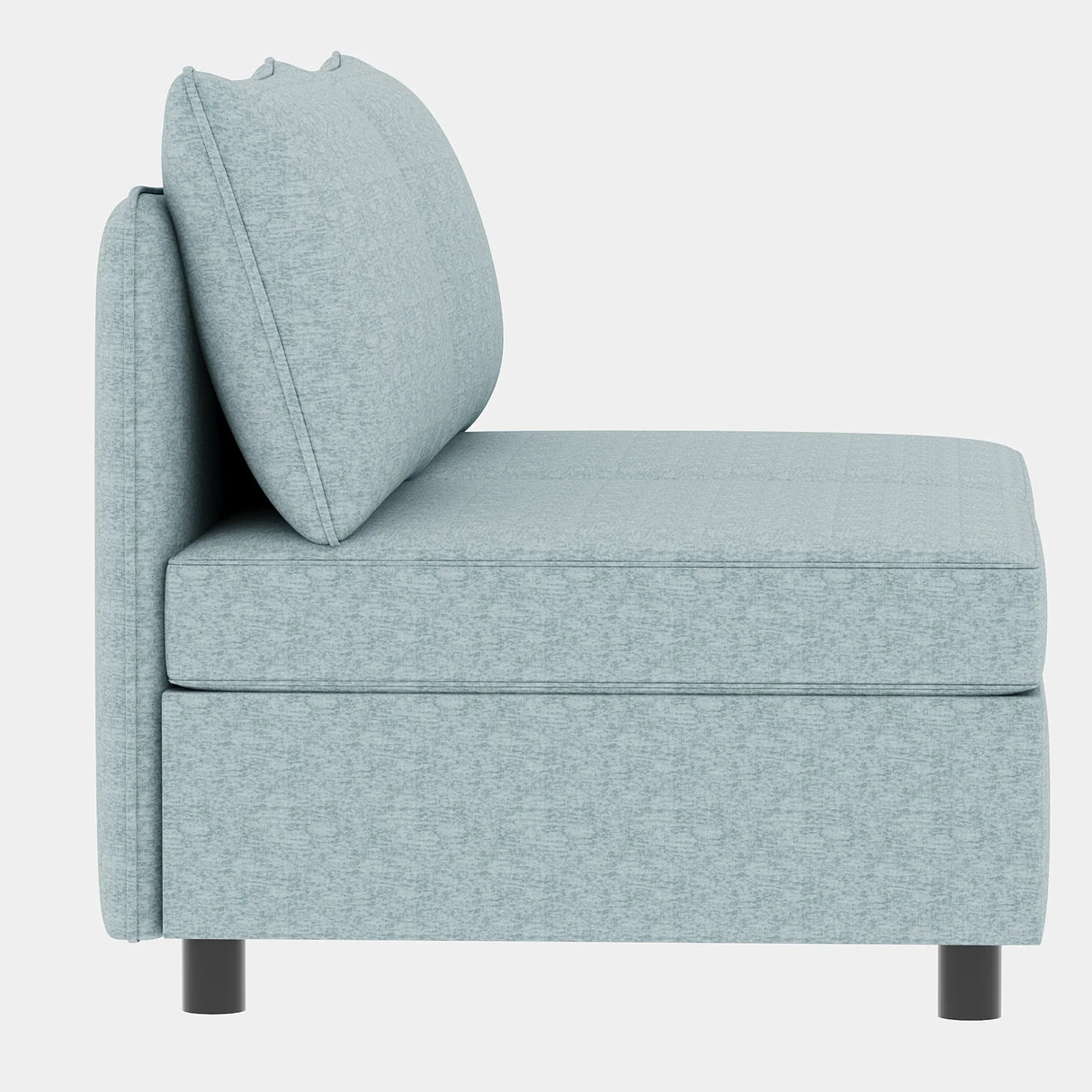 3 Piece Modular Living Room Set With Sofa, love seat and Chair, Sea Foam - Furniture Home Direct