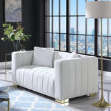 Modern Loveseat - White - Furniture Home Direct