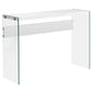 Accent Console Table For Entryway, Glossy Spacious Surface - Furniture Home Direct