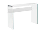Accent Console Table For Entryway, Glossy Spacious Surface - Furniture Home Direct
