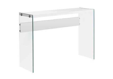 Accent Console Table For Entryway, Glossy Spacious Surface - Furniture Home Direct