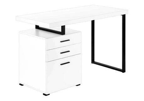 Computer Desk For Home Office, Left, Right Set - Up, Ample Storage Drawers - Furniture Home Direct