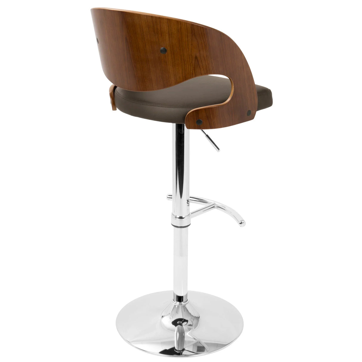 Pino - Mid Century Modern Adjustable Barstool With Swivel - Furniture Home Direct