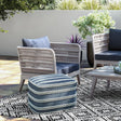 Santiago - Outdoor Conversation Chair - Slate Gray - Furniture Home Direct