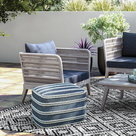 Santiago - Outdoor Conversation Chair - Slate Gray - Furniture Home Direct