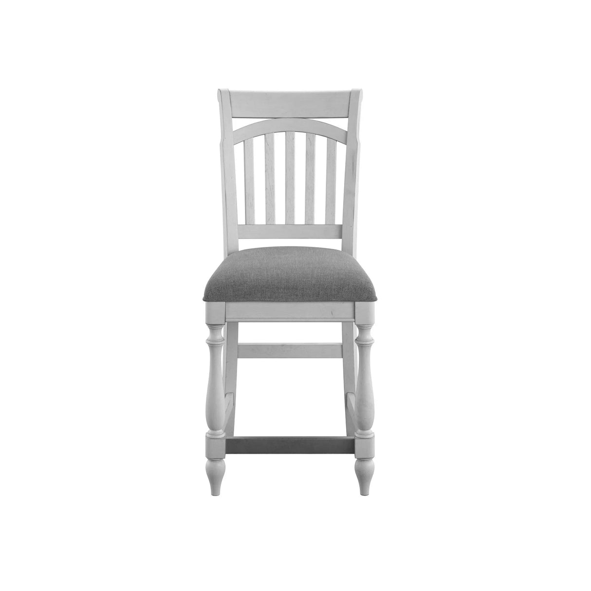 Mariano - Slat Back Barstools (Set of 2) - Gray - Furniture Home Direct