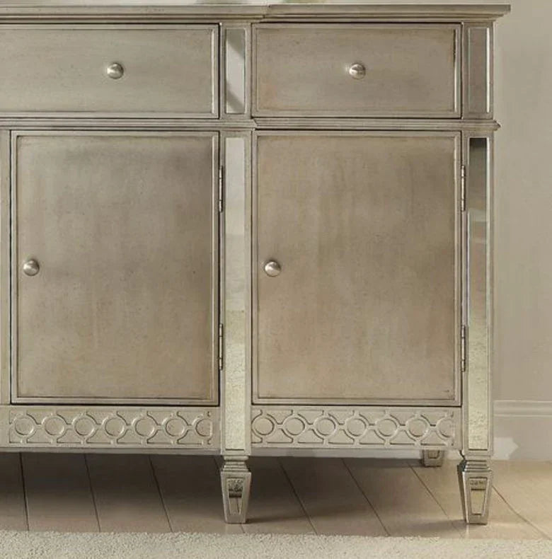 Kacela - Mirrored Server - Champagne - Furniture Home Direct