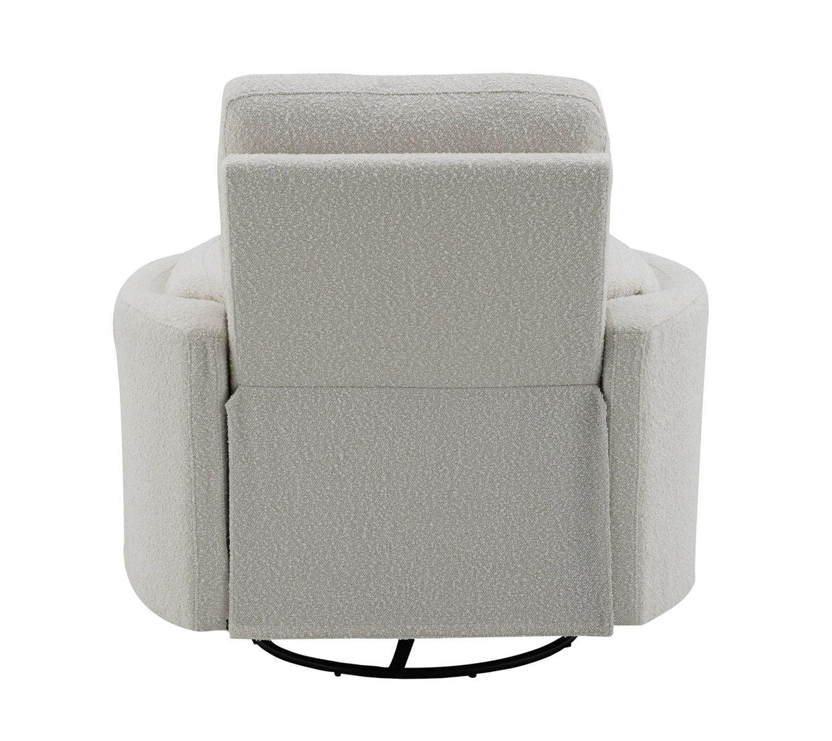 Sagen - Chenille Glider Recliner With Swivel - Furniture Home Direct