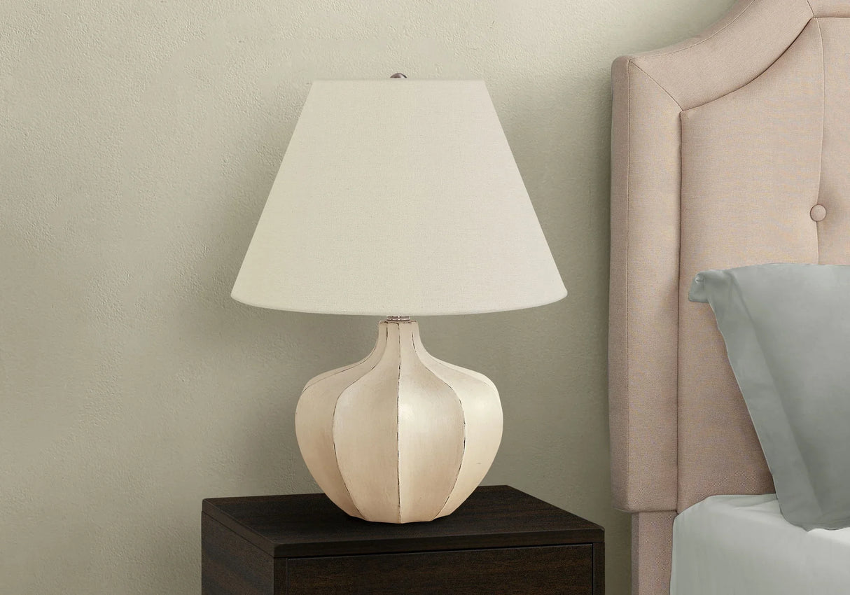 Resin Transitional Lighting, Table Lamp - Cream - Furniture Home Direct
