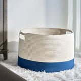Gregory - Cotton Round Storage Basket - Furniture Home Direct