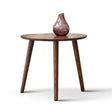Center Table Low Table 100% Solid Oak Wood Top Plate Desk Pebble Shaped Natural Wooden Coffee Table - Walnut - Furniture Home Direct