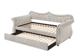 Adkins - Twin Daybed With Trundle - Beige - Furniture Home Direct