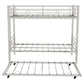 Bunk Bed For Kids, Convertible Frame With Ladders & Guardrail - Furniture Home Direct