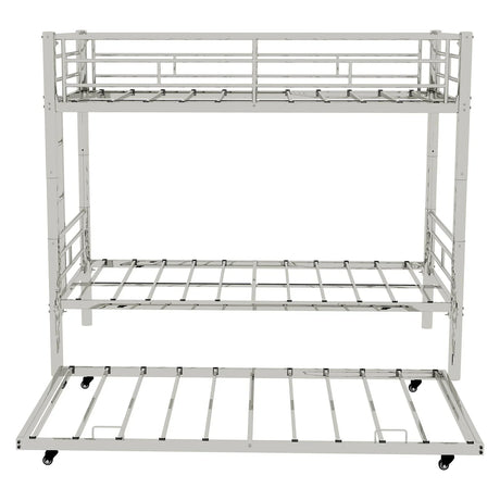 Bunk Bed For Kids, Convertible Frame With Ladders & Guardrail - Furniture Home Direct