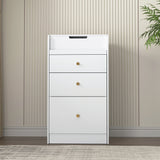 Vanity Desk With Mirror Small Compact Modern Style White - Furniture Home Direct