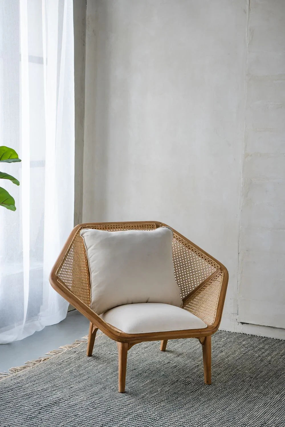 Tectona - Teak Leisure Chair - Natural Wood / Brown - Furniture Home Direct