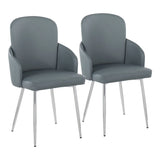 Dahlia - Contemporary, Dining Chair (Set of 2) - Furniture Home Direct