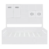 Daybed With All-In-One Cabinet And Shelf - Furniture Home Direct