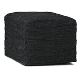 Fredrik - Handcrafted Square Pouf - Furniture Home Direct