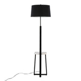 Cosmo - Shelf Contemporary / Glam Floor Lamp - Furniture Home Direct