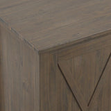 Ela - Wine Cabinet - Smoky Brown - Furniture Home Direct