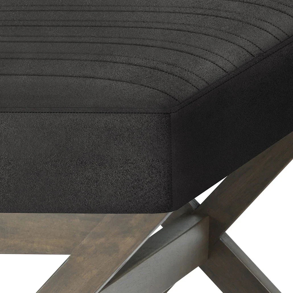 Salinger - Large Upholstered Ottoman Bench - Furniture Home Direct