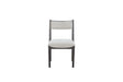 Comfortable Upholstery Cresent Chair (Set of 2) - Peppercorn - Furniture Home Direct