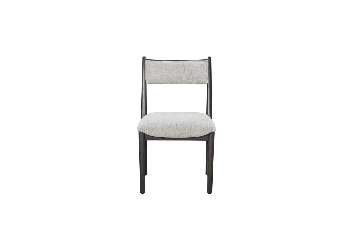 Comfortable Upholstery Cresent Chair (Set of 2) - Peppercorn - Furniture Home Direct