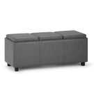 Avalon - Upholstered Storage Ottoman - Furniture Home Direct