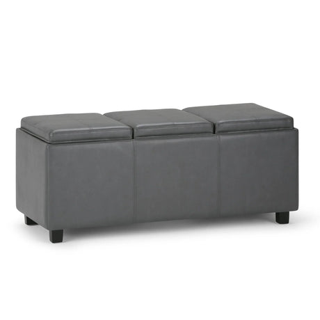 Avalon - Upholstered Storage Ottoman - Furniture Home Direct