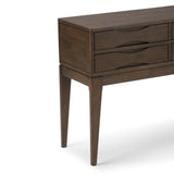 Harper - Hallway Console Table - Walnut Brown - Furniture Home Direct