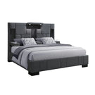 Yaris - Contemporary Bed With Wireless Charging And LED Lights - Furniture Home Direct