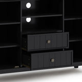 Acadian - Handcrafted Tall TV Media Stand - Furniture Home Direct