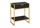 Accent Side Table, Storage Drawer, Spacious Tabletop - Furniture Home Direct