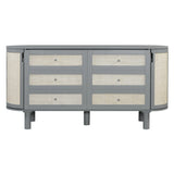 Murphy Bed With Hidden Storage & Modern Woven Design - Furniture Home Direct