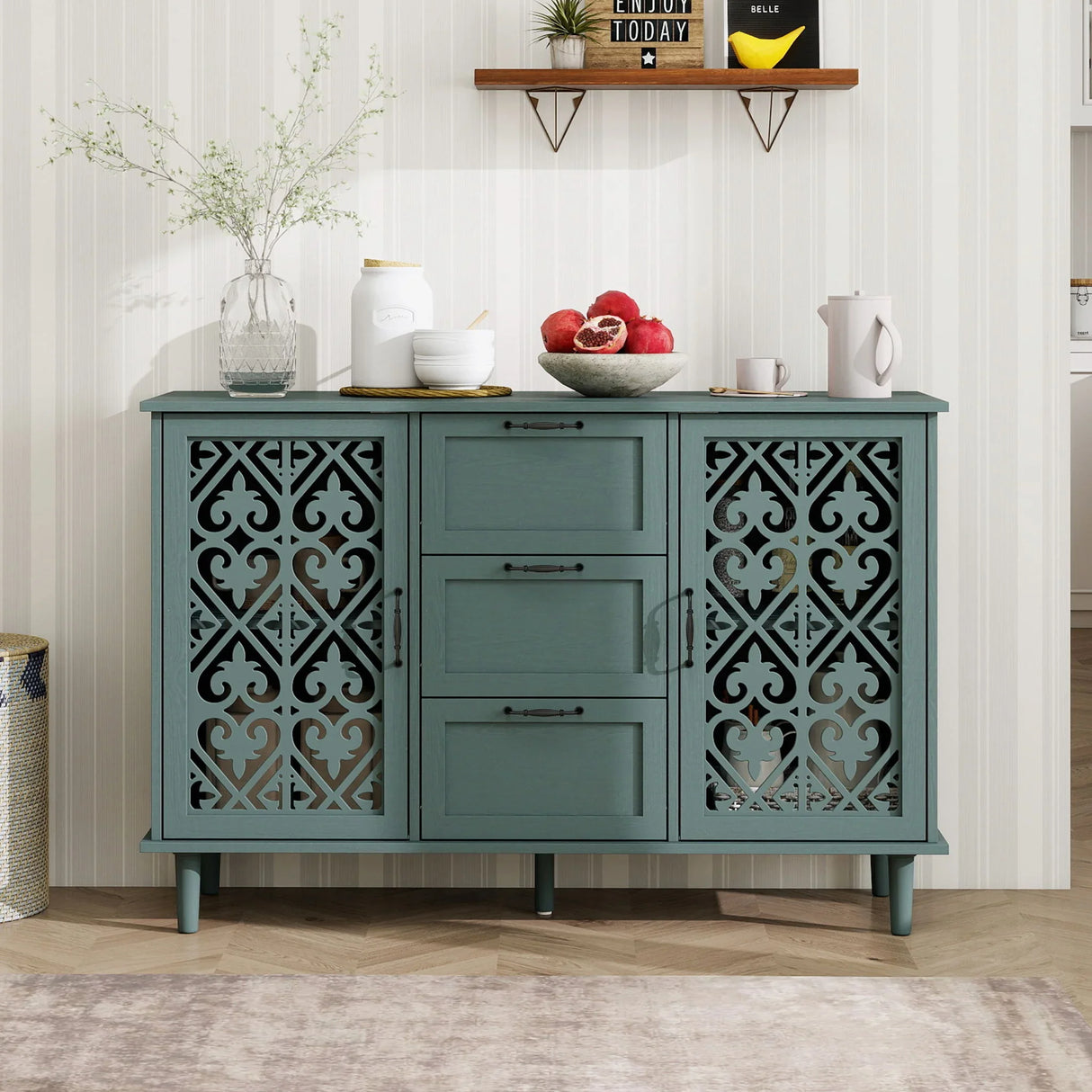 2 Door 3 Drawer Cabinet - Furniture Home Direct