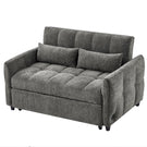 Loveseat Sofa Pull-Out Bed With Adjustable Backrest, 3 USB Ports And 2 Lumbar Pillows For Living Room - Furniture Home Direct