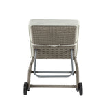 Salena - Patio Sun Lounge - Beige / Gray - Furniture Home Direct