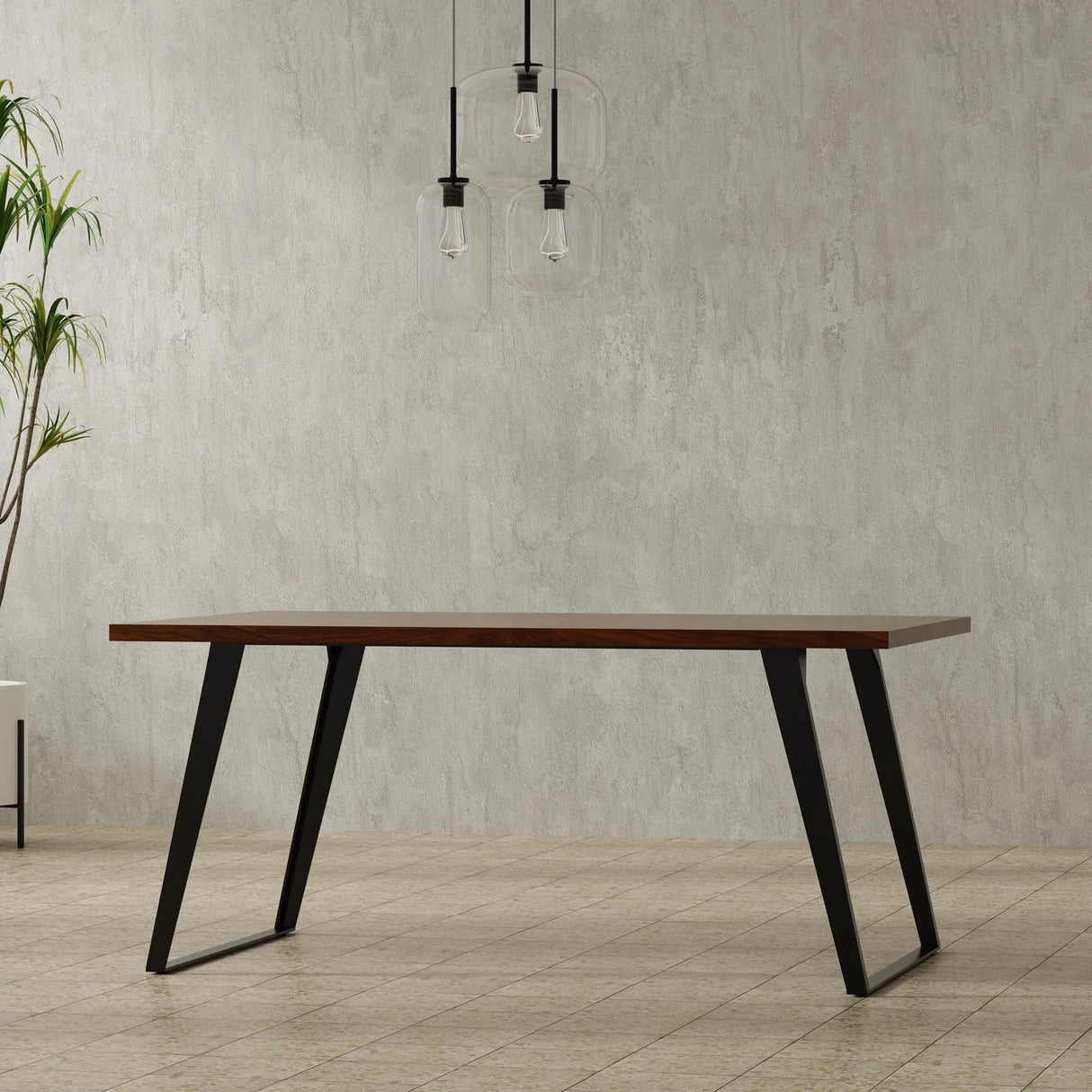Lowry - Handcrafted Square Dining Table - Furniture Home Direct