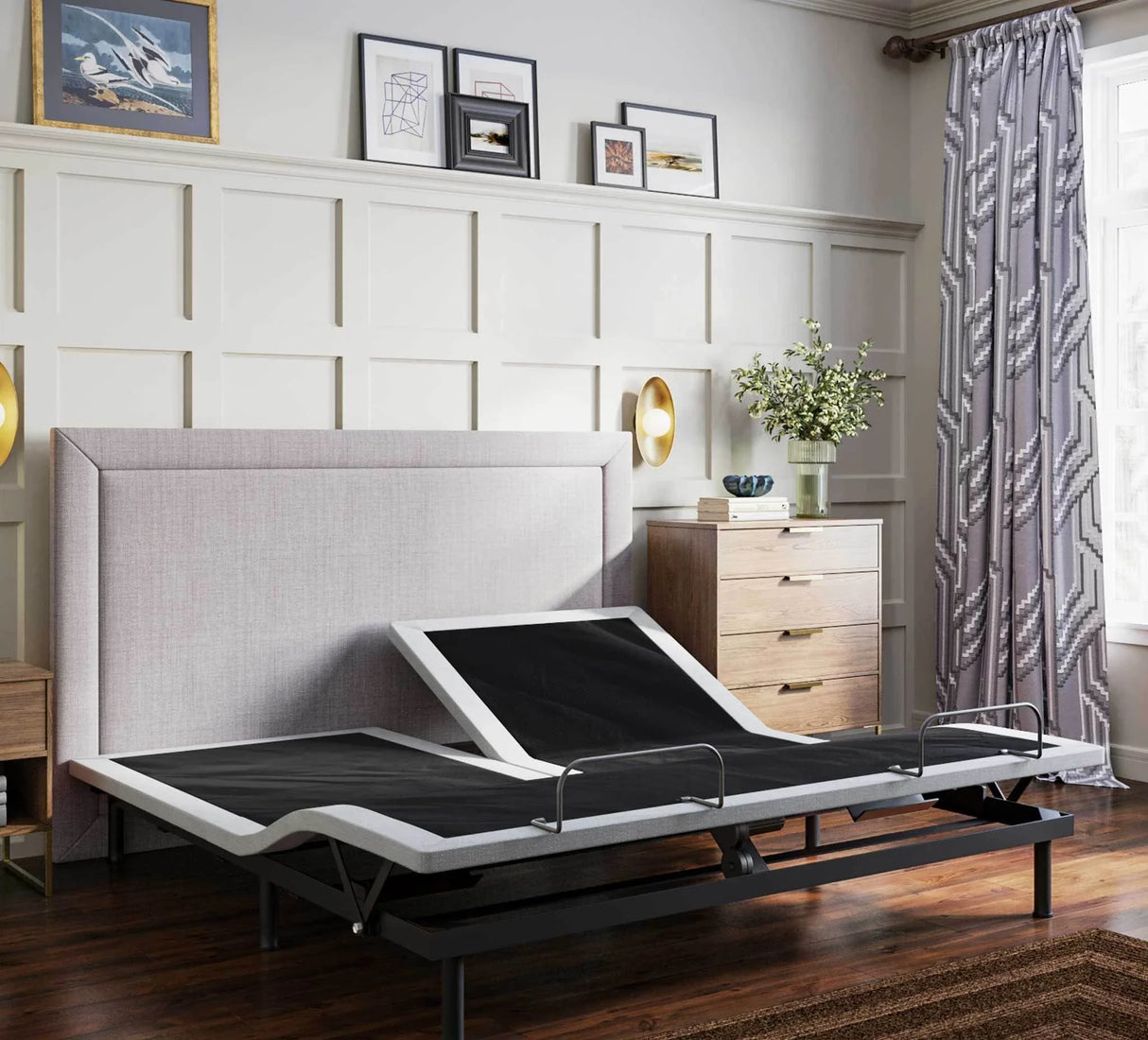 Bt3000 - Flex Head Adjustable Bed Base With Head And Foot Position Adjustment - Furniture Home Direct