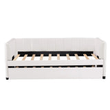 Upholstered Daybed With Ergonomic Design Backrest - Furniture Home Direct