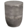 Morris - Metal End Table - Antique Silver - Furniture Home Direct